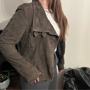 All saints suede jacket